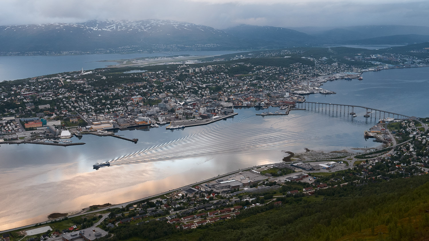 Tromsø from Fløya, Norway