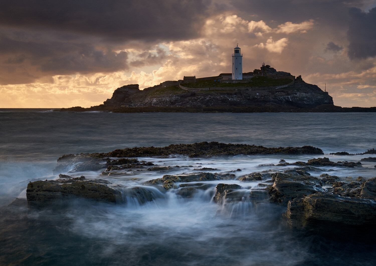 Godrevy Lighthouse, Cornwall, England