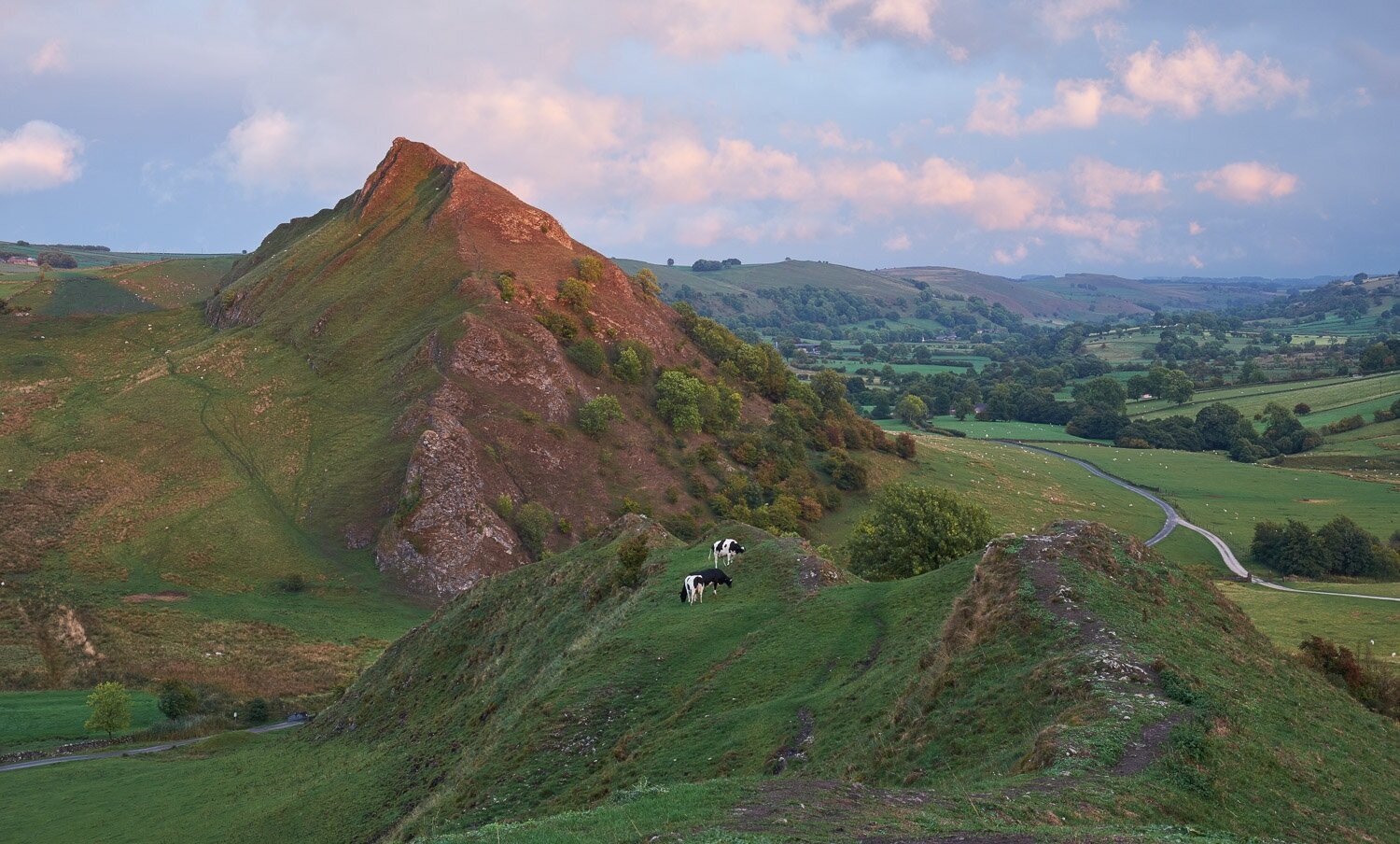 Parkhouse Hill from Chrome Hill, Peak District National Park, Derbyshire, England