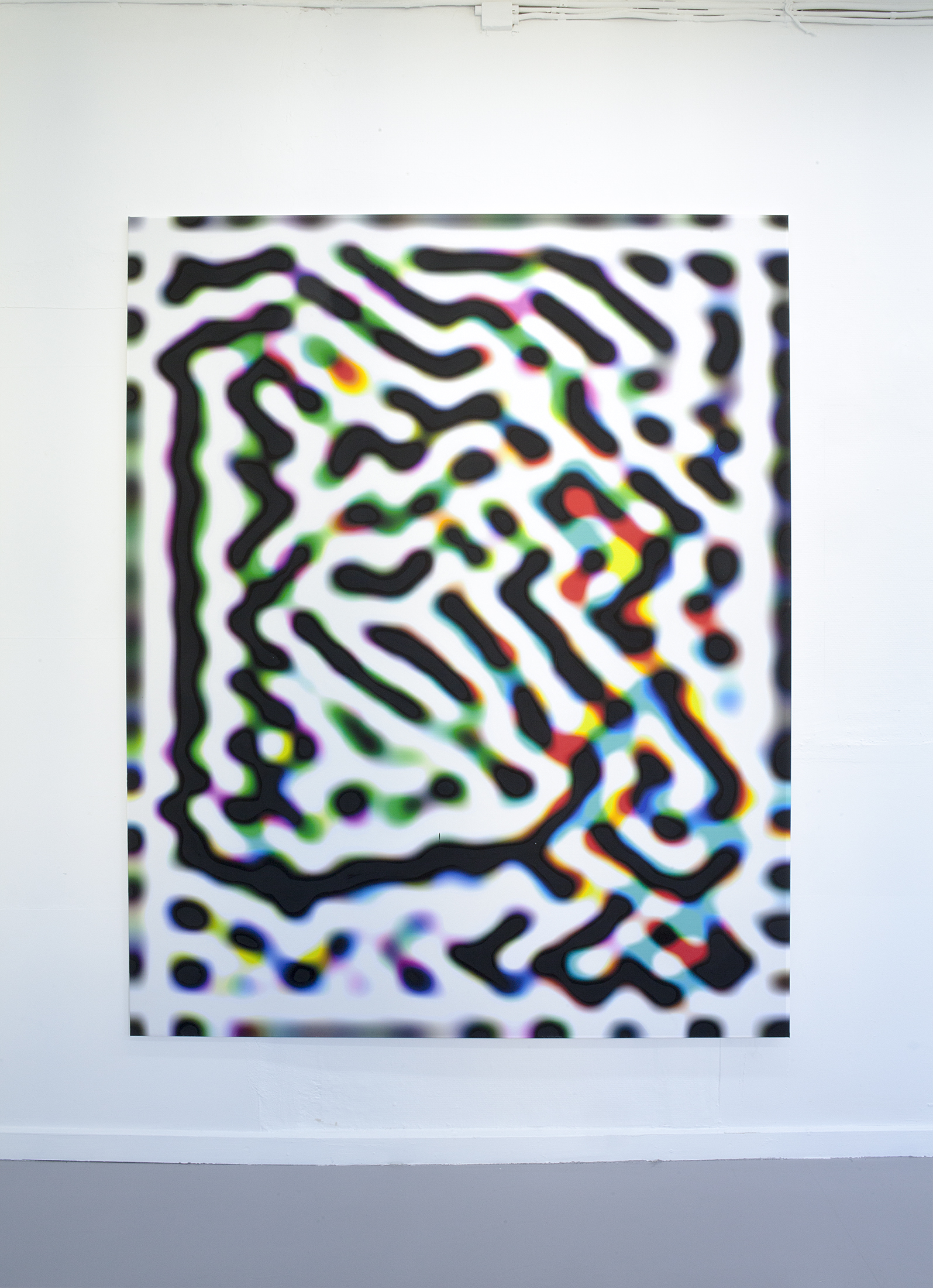 Test Your Stupidity, 145 x 180, inkjet print, pigment, kasein.