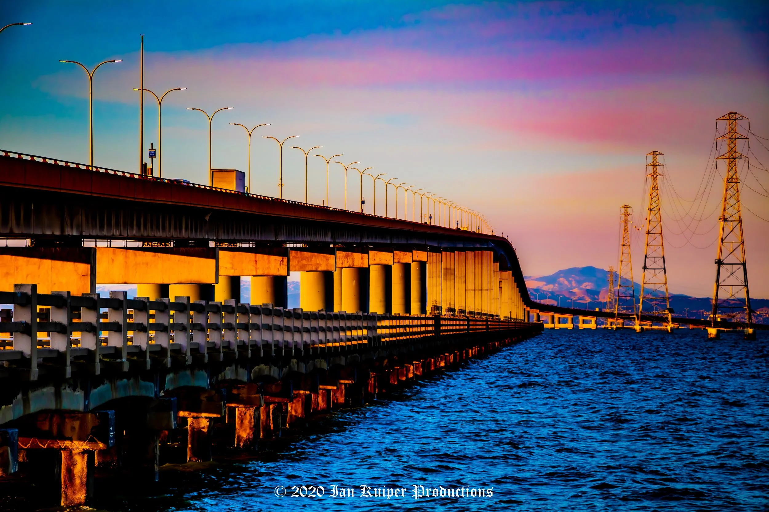 San Mateo Bridge Poster 