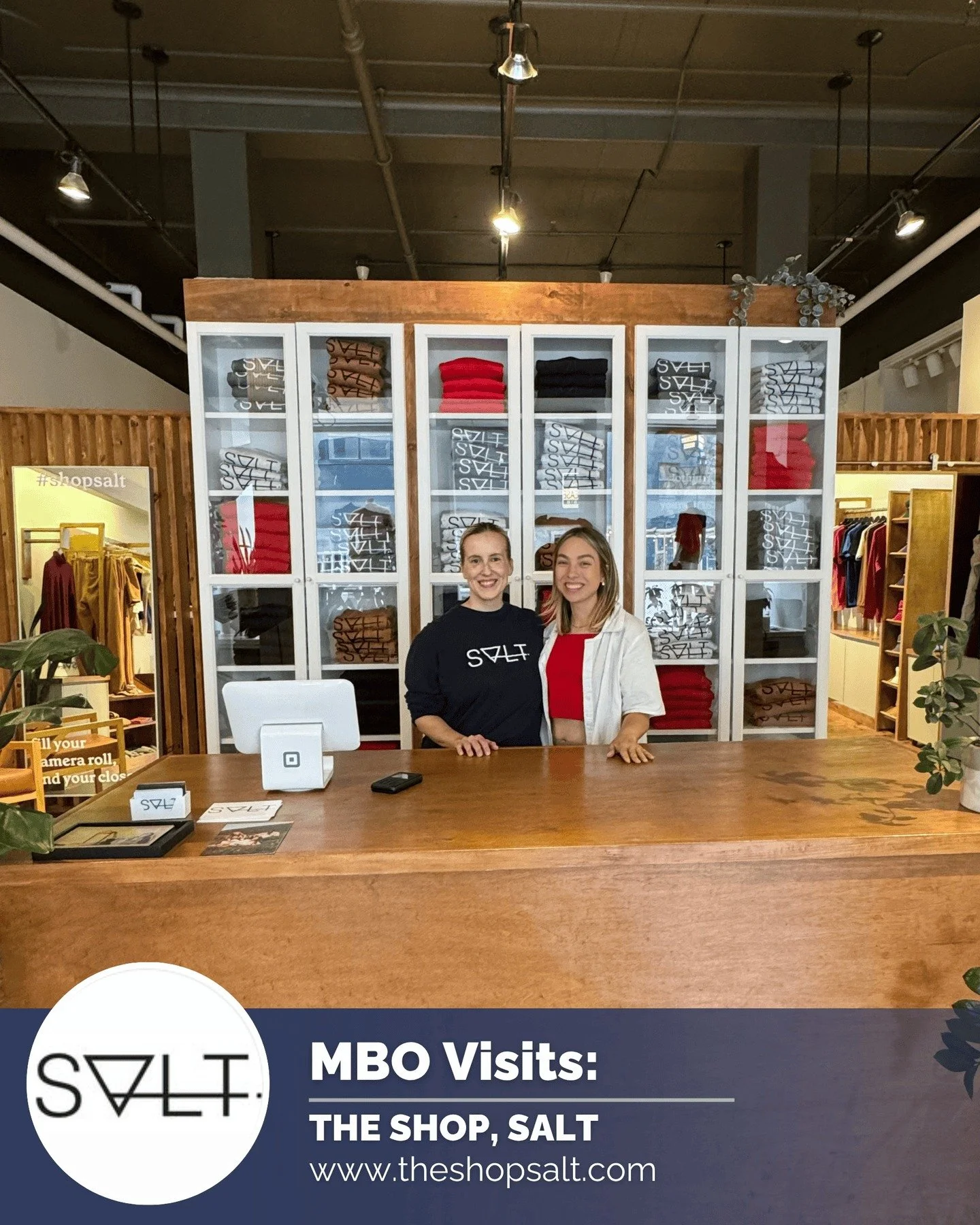 Last week, we had the chance to visit Lauren Saunders and Emily Evans, co-founders of @theshopsalt - a clothing brand rooted in sustainability, self-expression, and community!🌿

A little bit about their story 👇🏼
Lauren and Emily grew up together i