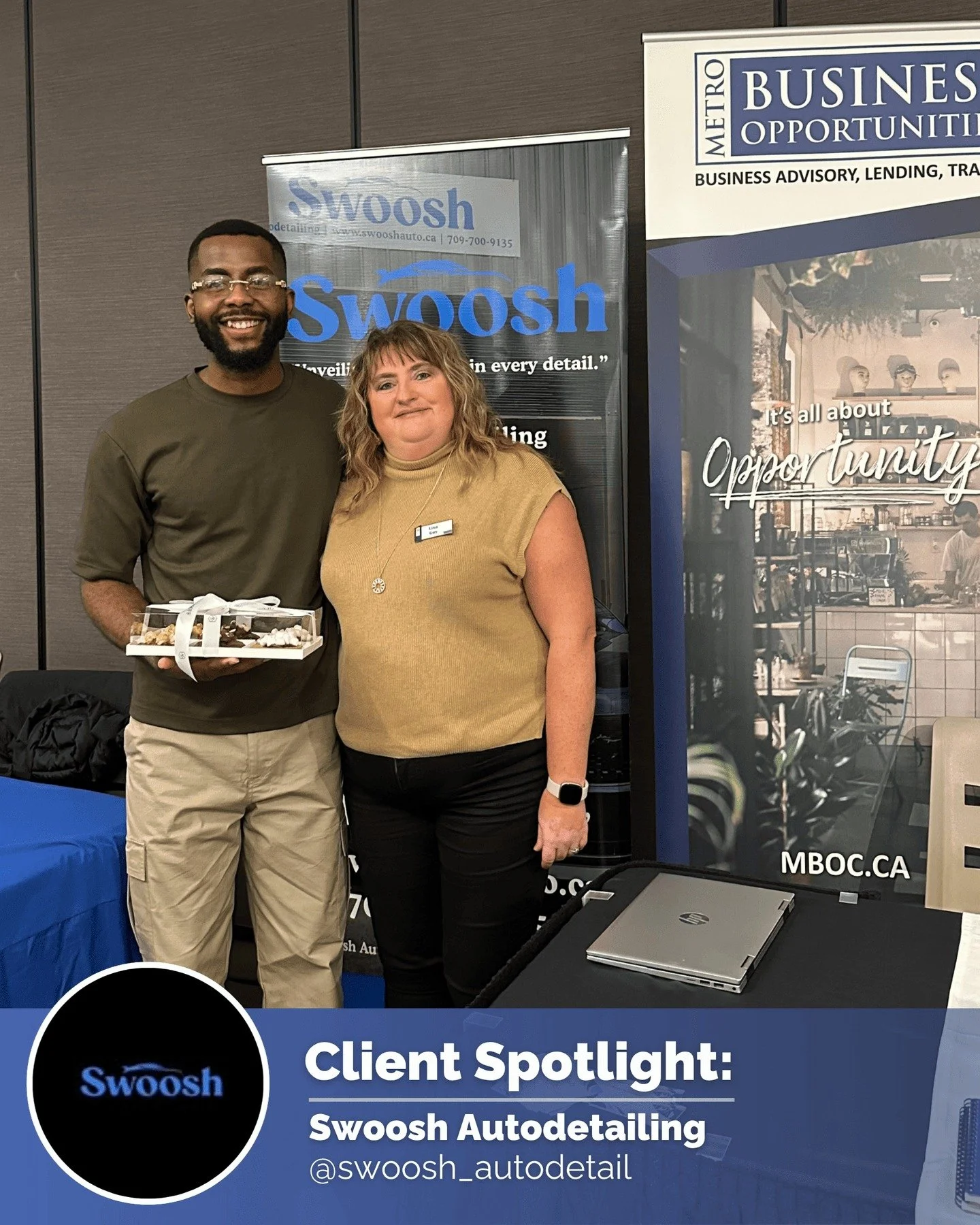 ✨ Client Spotlight: Swoosh Auto Detailing ✨

We&rsquo;re proud to support Swoosh Auto Detailing - a local business dedicated to bringing vehicles back to their best. From deep interior cleans to ceramic coating and paint protection, they go above and