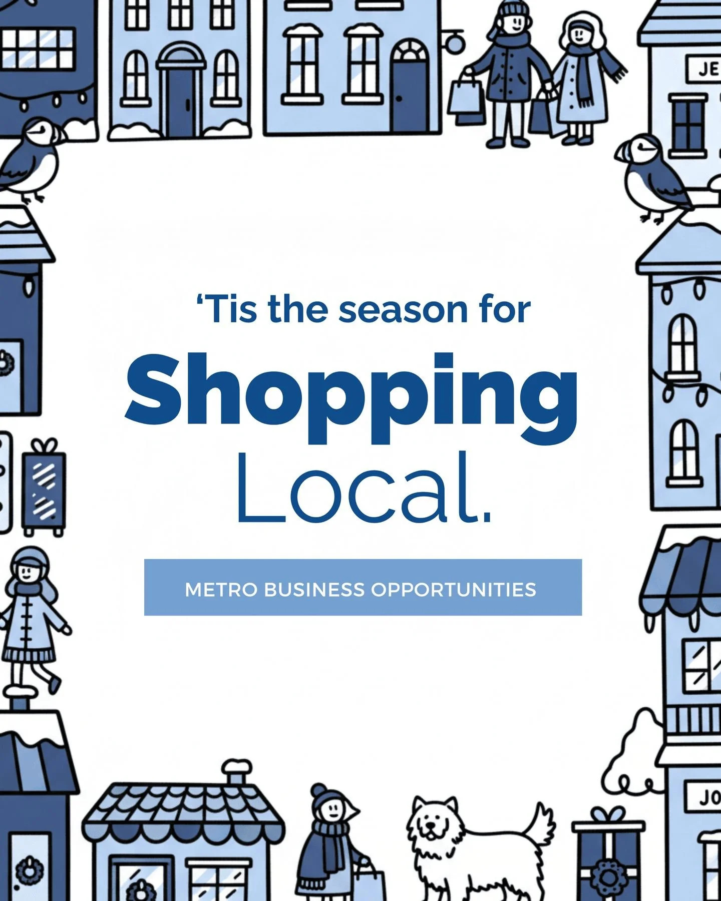 This season and every season, keep an eye out for opportunities to shop small, support local, and uplift the people behind your favourite local businesses! 🎁🌟

What small businesses are your supporting this month? 
Let us know in the comments and m