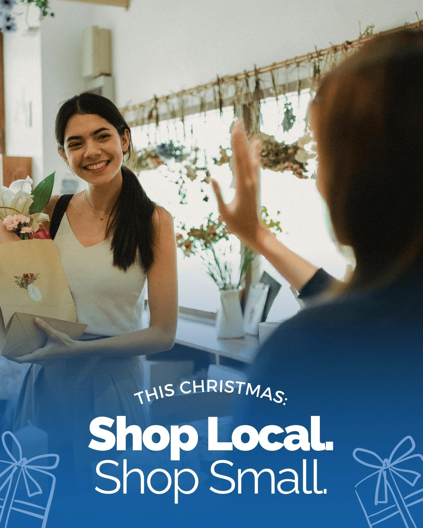 Still checking off your Christmas list? 
Stop by a small local business this weekend! 💙🎁