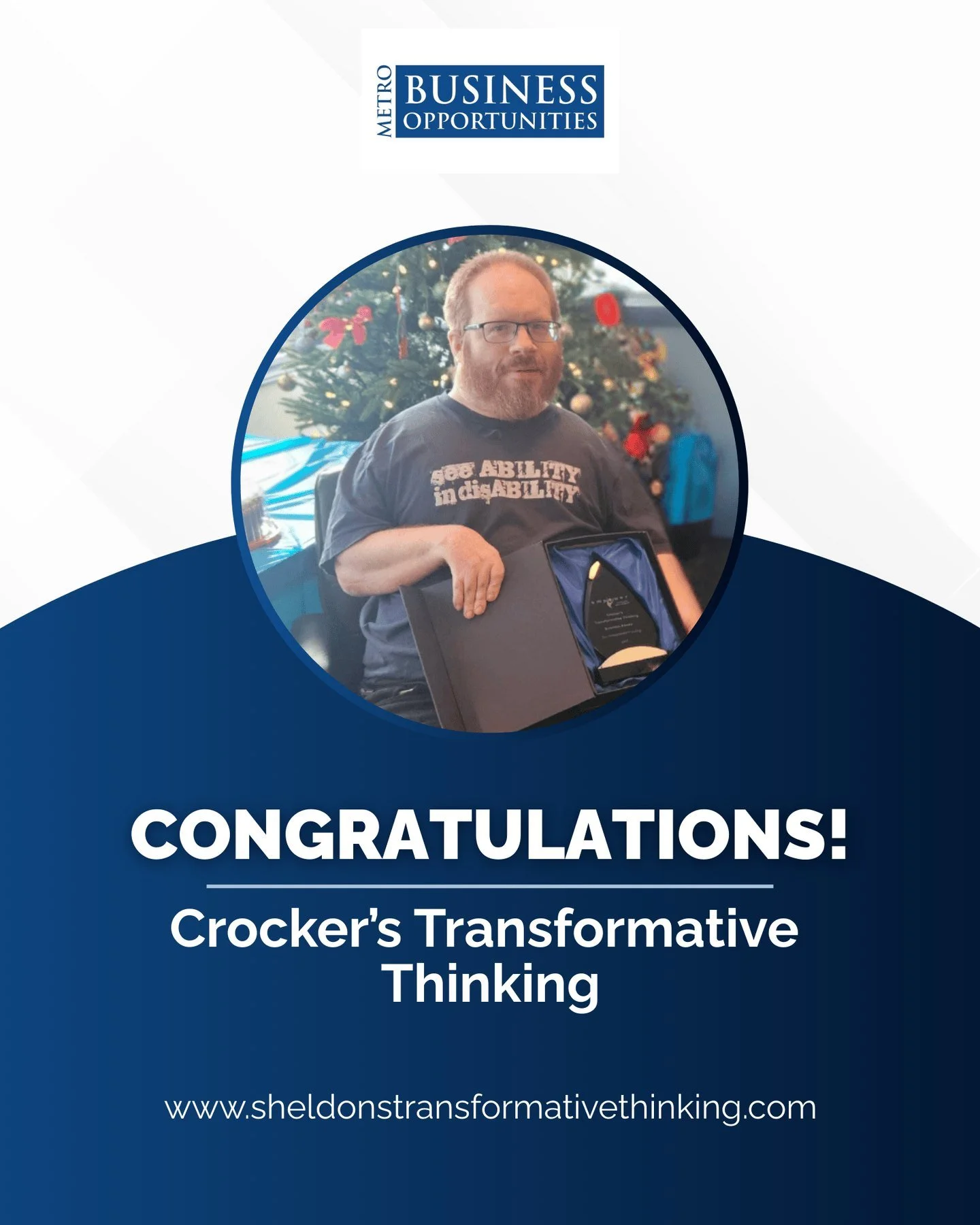 ⭐️ Congratulations to Crocker's Transformative Thinking on being awarded the Business Award for Independent Living! ⭐️

👉🏼 Crocker&rsquo;s Transformative Thinking is a Newfoundland and Labrador-based speaking and education business grounded in live
