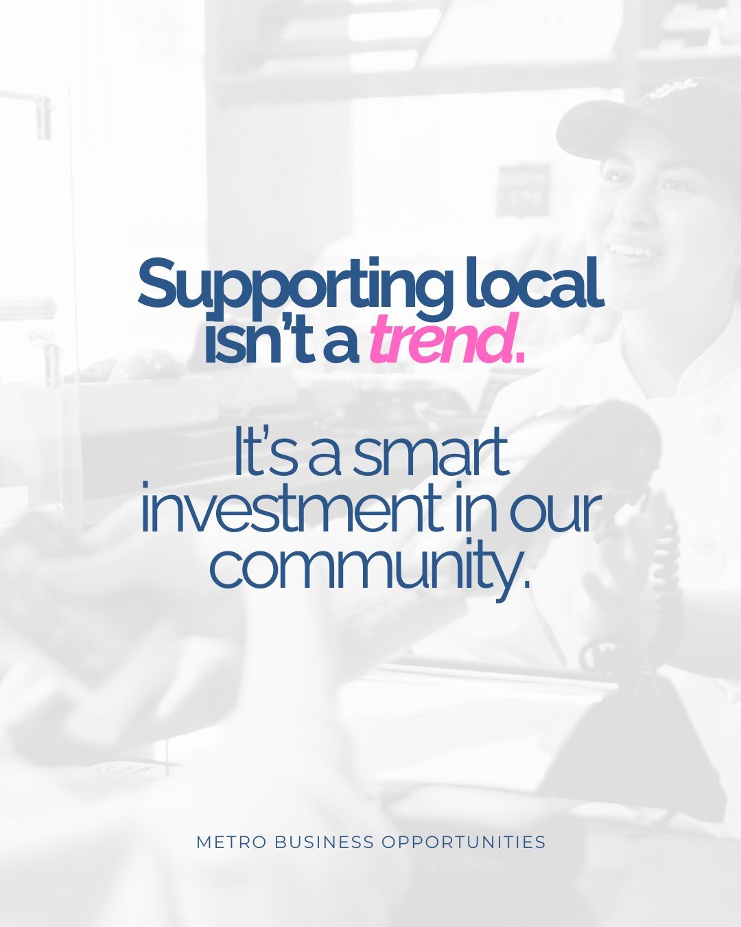 Why shop local? Because it matters. 💙

When we shop local, we&rsquo;re doing more than just making a purchase, we&rsquo;re building up our community. Here&rsquo;s how:

✅ We're supporting real people in our community: Behind every local business is 