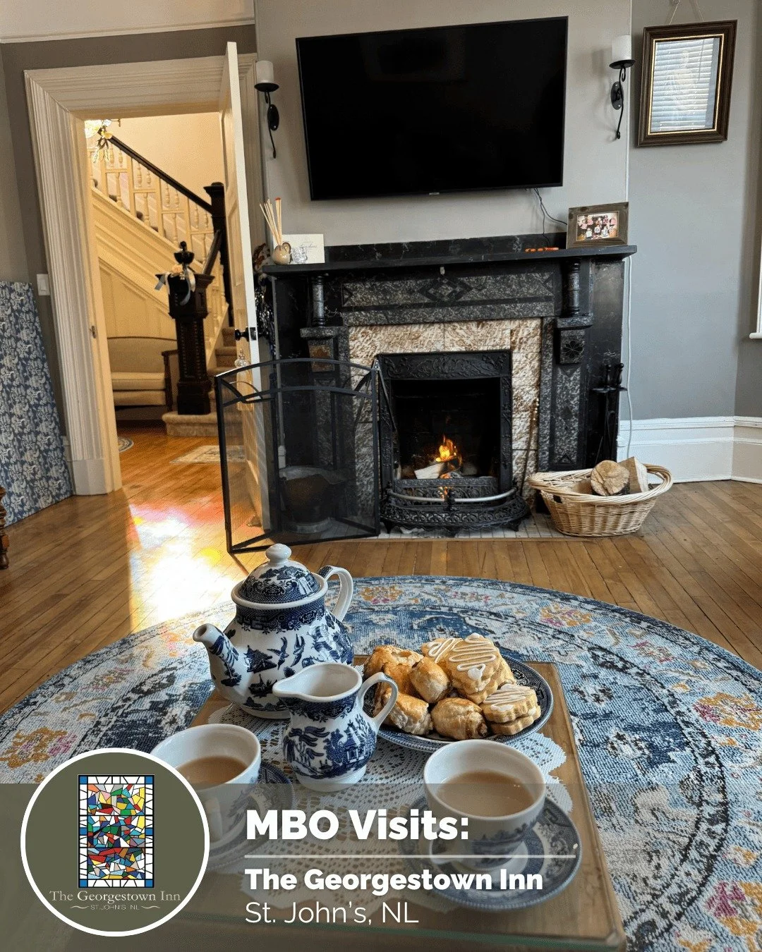 We had a beautiful visit with Cindy Whelan and John Purtill of Georgestown Inn the other day ✨

The Georgestown Inn is a charming B&amp;B located in St. John's. It was great catching up with one of our lovely clients over a cup of tea and the most de
