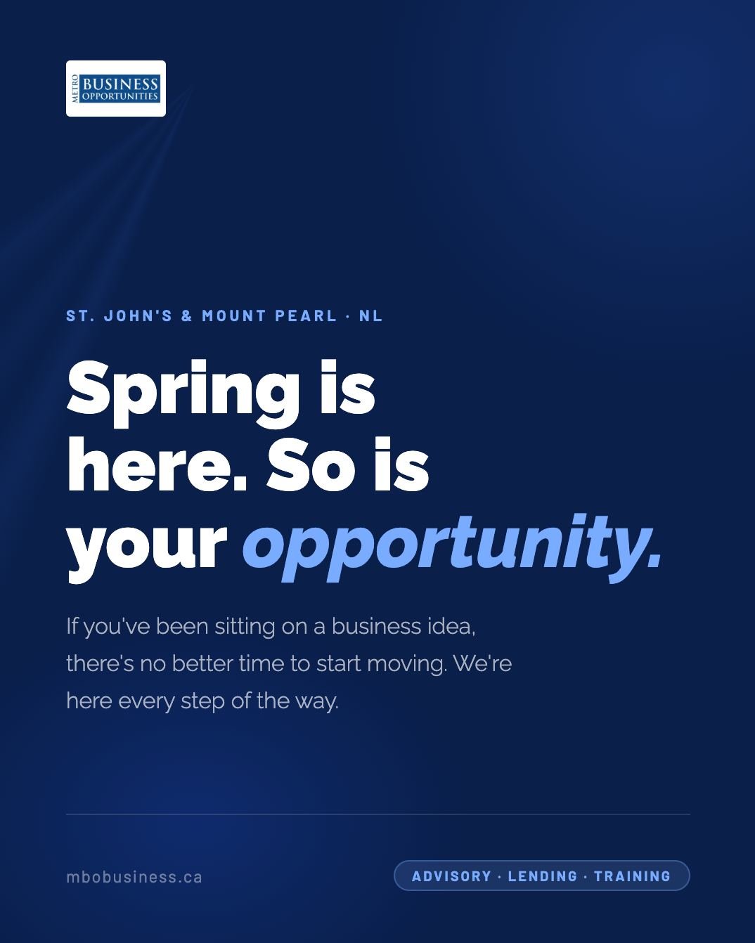 🌱 Spring is here, and so is your opportunity.

The snow is melting, the days are getting longer, and there's something in the air that just feels like a fresh start. And it's not just the season! April also marks the start of a new fiscal year, whic