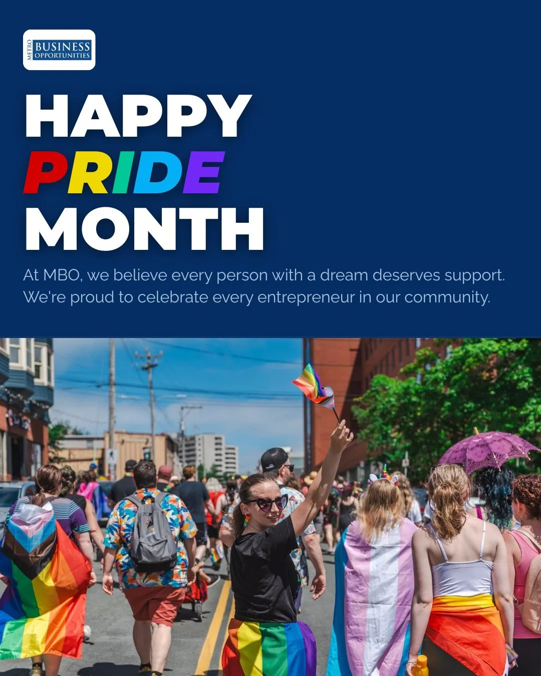 Happy Pride Month 🌈

At MBO, we believe every person with a dream deserves support. We&rsquo;re proud to celebrate diversity, inclusion, and the entrepreneurs helping build stronger communities. 💙

Photo credit: Tania Heath