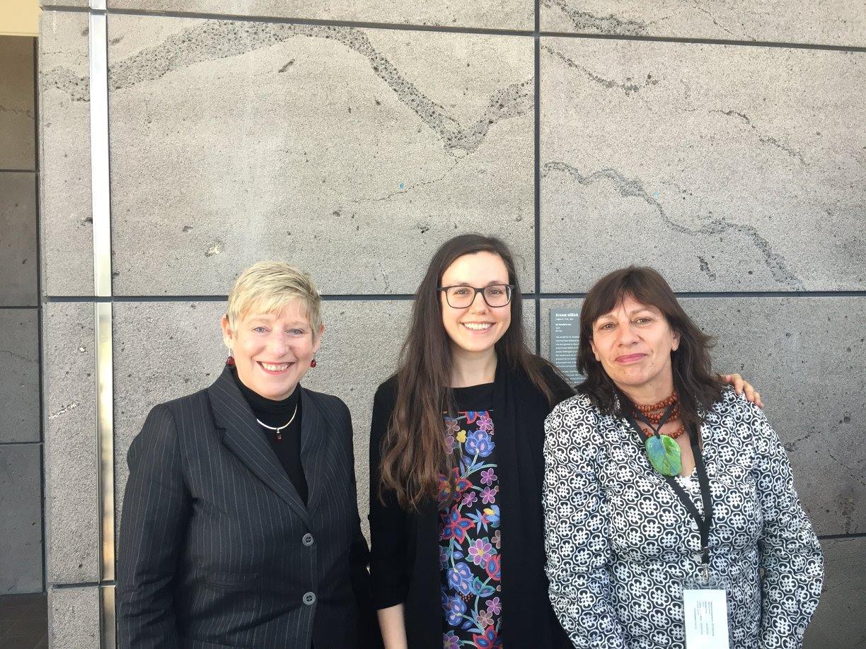 Elissa Washuta with Lianne Dalziel and Ali Cobby Eckerman