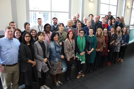 Delegates from twenty-six Cities of Literature convened in Iowa City, April 2018