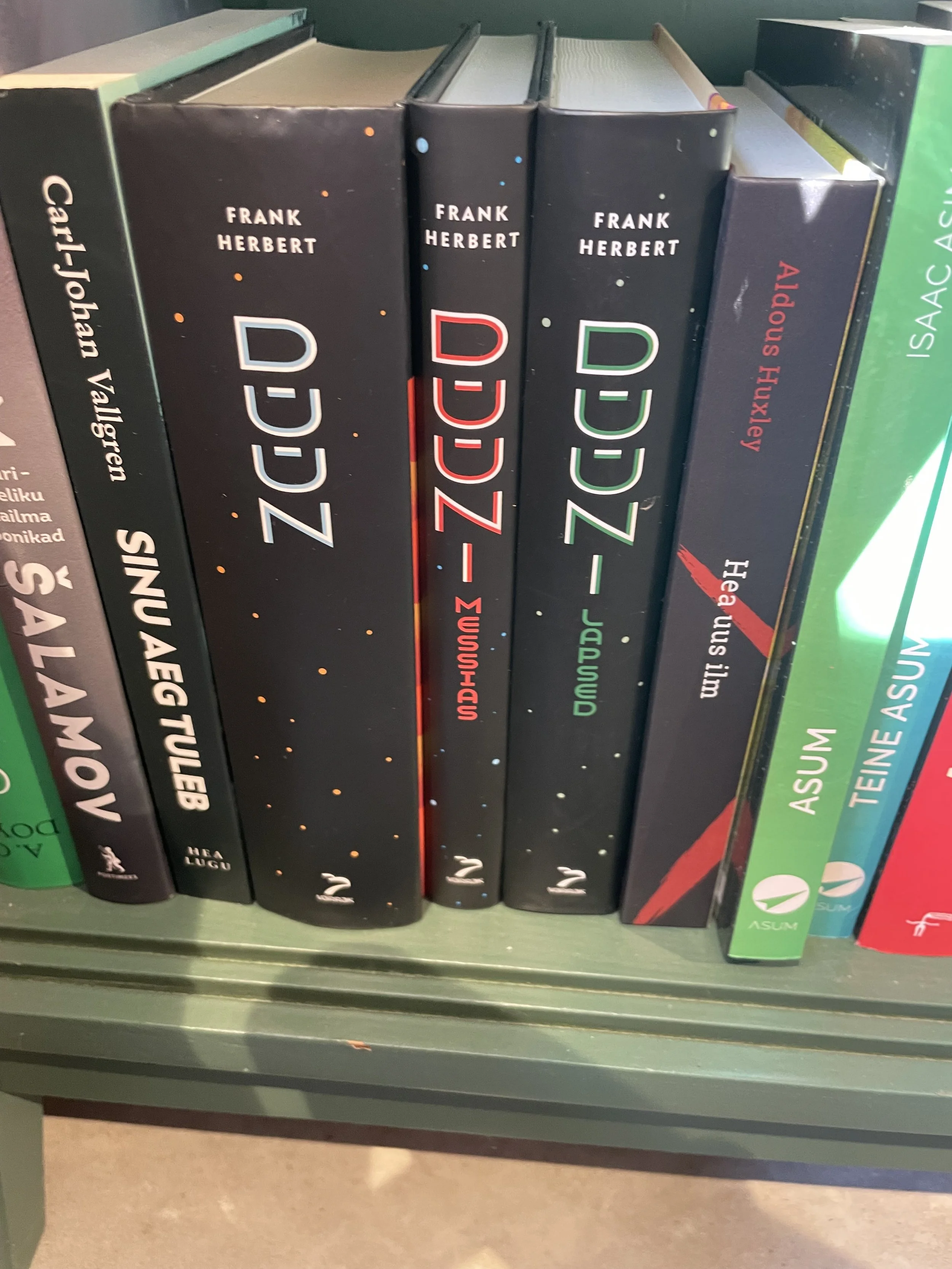 Frank Herbert in Tartu bookstore