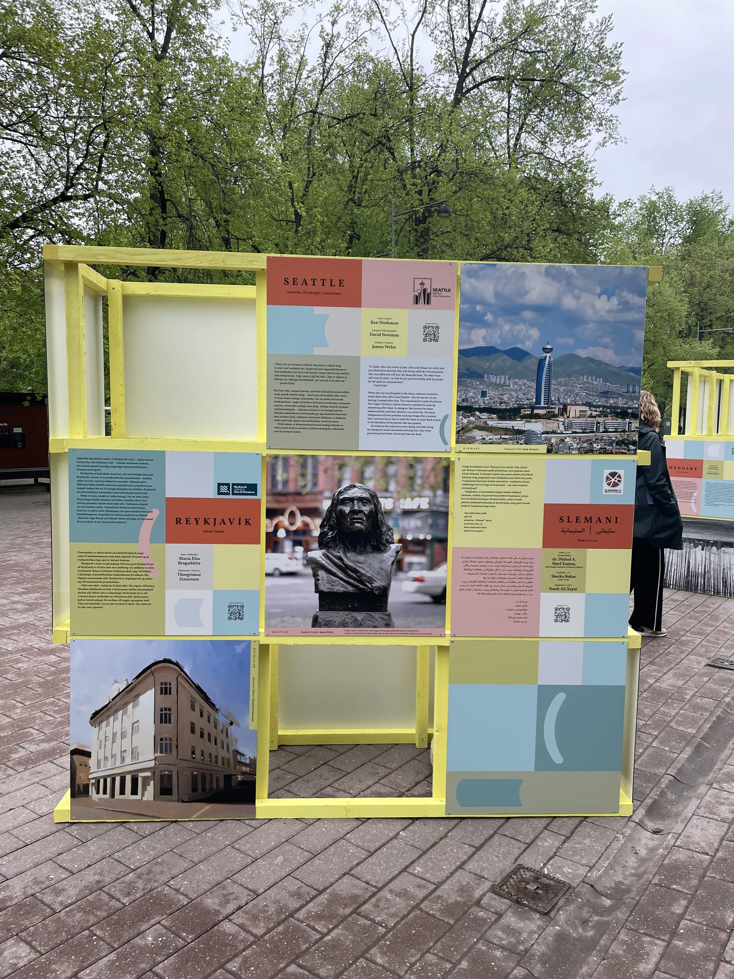 Seattle's Toponymy display, text by Ken Workman