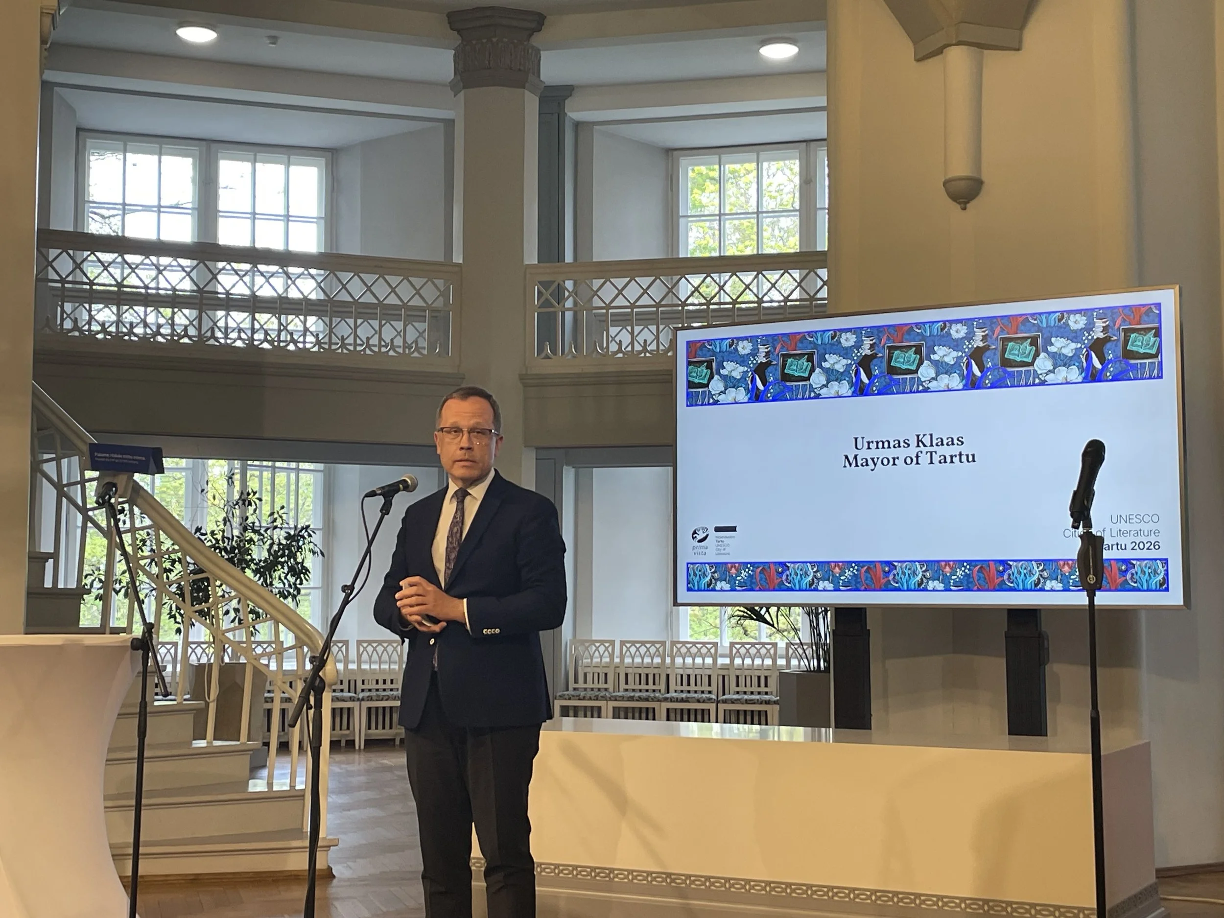 The Opening Reception with Tartu's Mayor