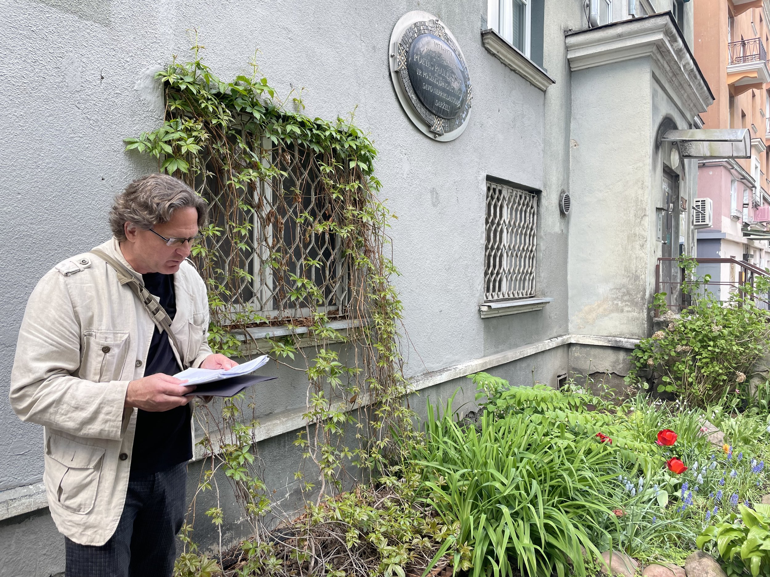 Professor Rimas Uzgiris in Vilnius, Lithuania.