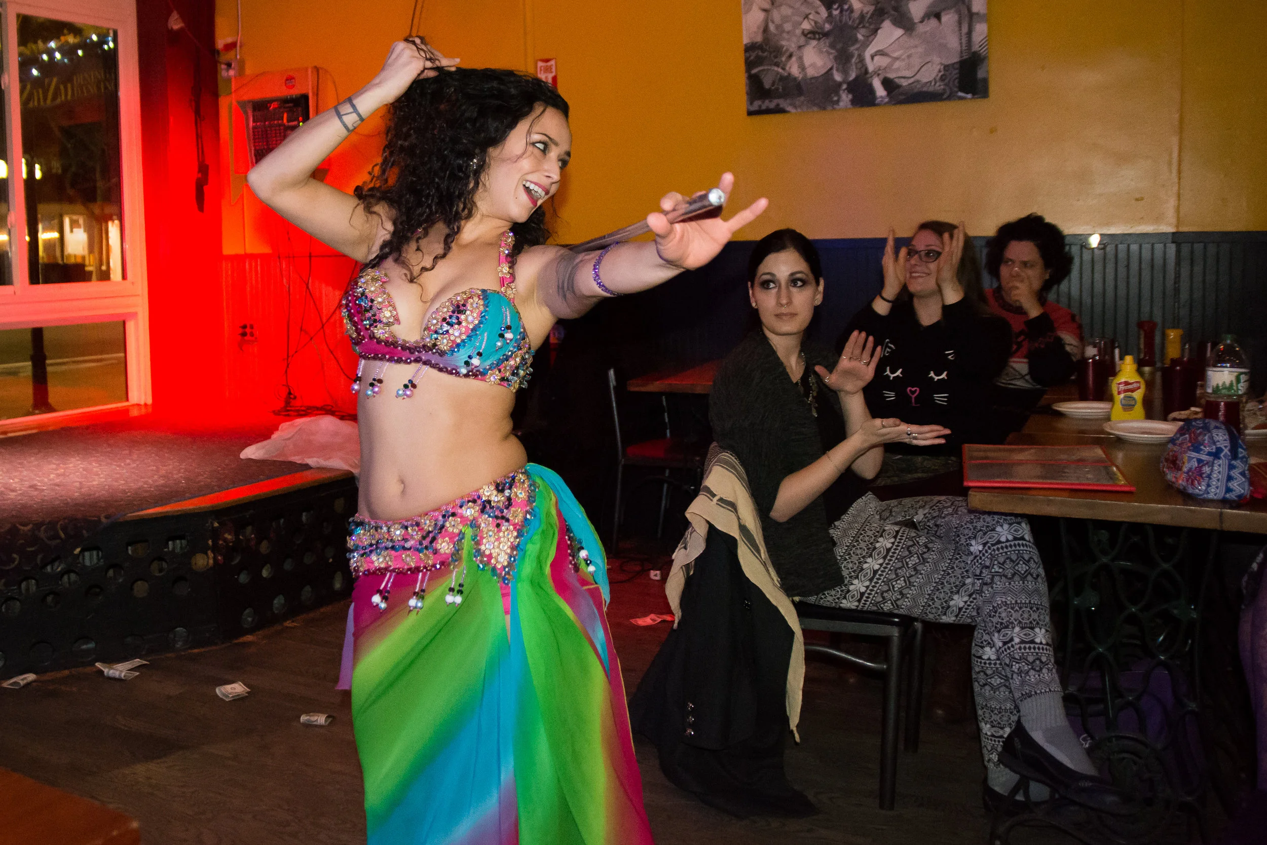 Rebecca Diane performs at the Middle East Nightclub in Cambridge, Massachusetts.