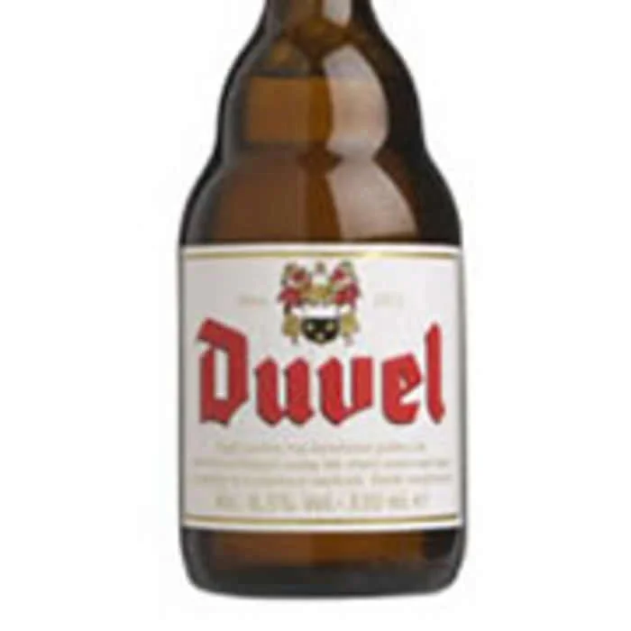 DUVEL 8.5% abv Duvel has a strong, dry, bitter flavour and a powerful aroma with just a hint of apples. Whipped up early last century, on first tasting it was described as a 'real devil', hence its name.
