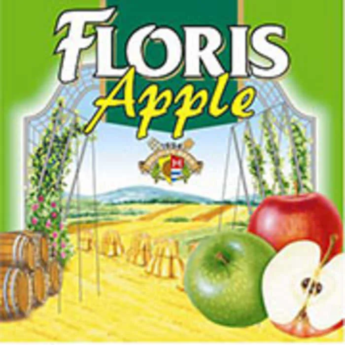 FLORIS APPLE 3.6% abv Dark red in colour with a lively head. Moderately sweet fresh raspberries, with a light sourness and a dry finish.