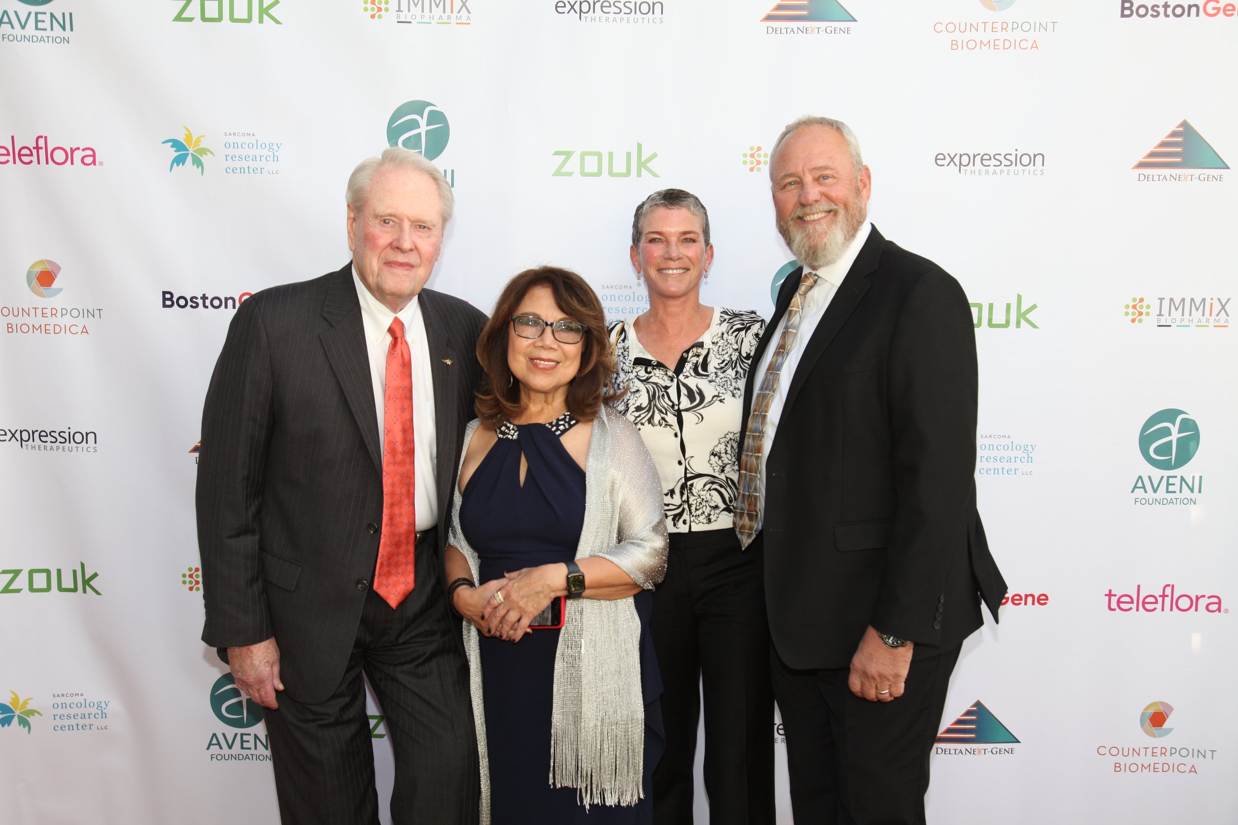 Zouk Award honoree Don Brigham Ph.D. with Dr. Gordon and Jennifer & Scott Brigham