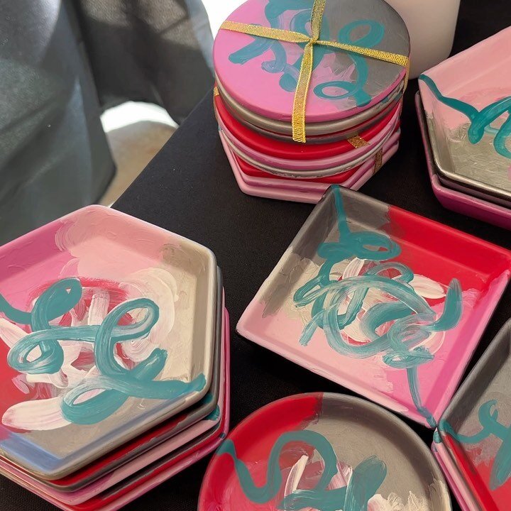 The Craft Show was a success! And it is over! We are tired over here at my house but I still have jewelry dishes and coasters left over so please let me know if you see anything that you love! I can ship things or if you are in the STL area we can me