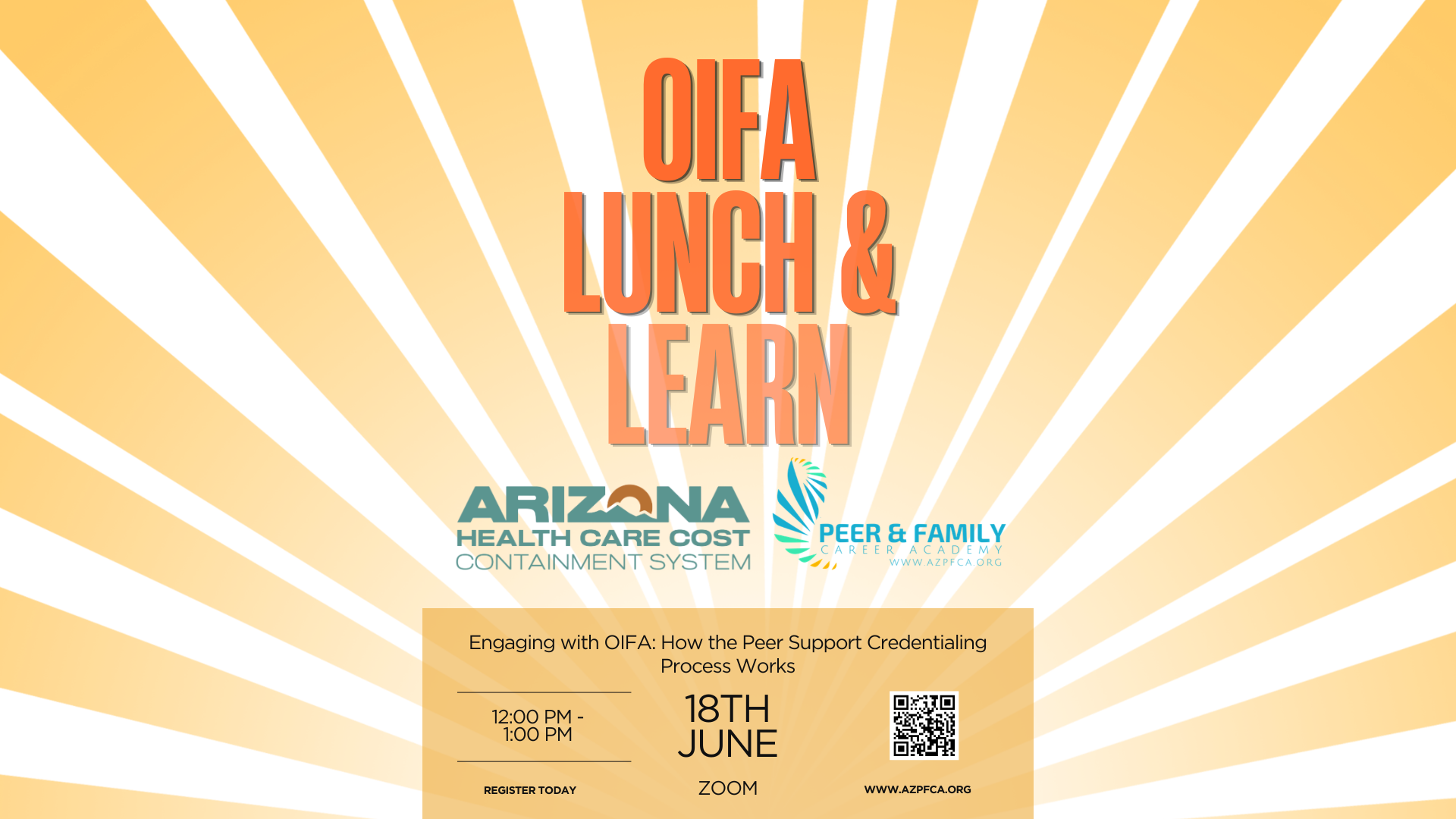 OIFA Lunch and learn 