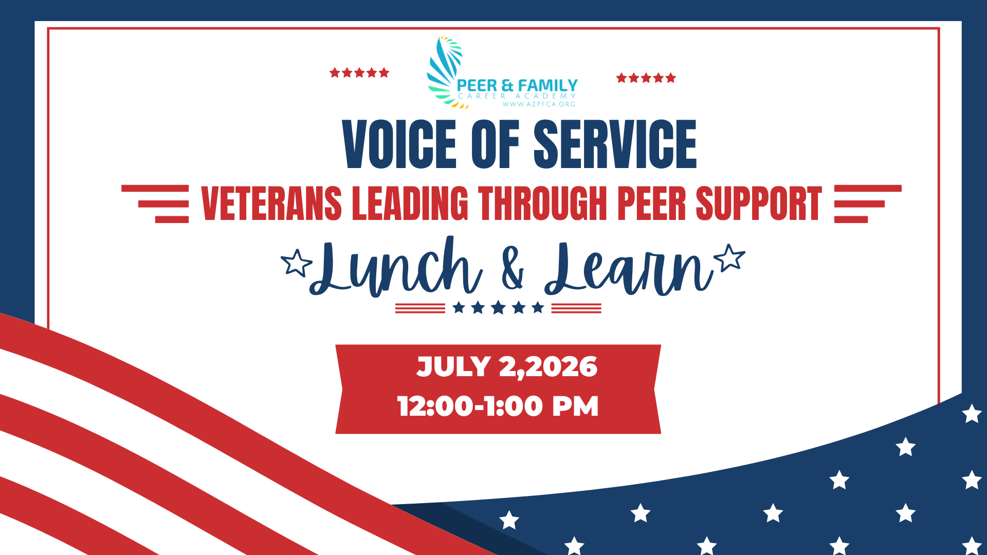 Voice of Service: Veterans Leading Through Peer Support