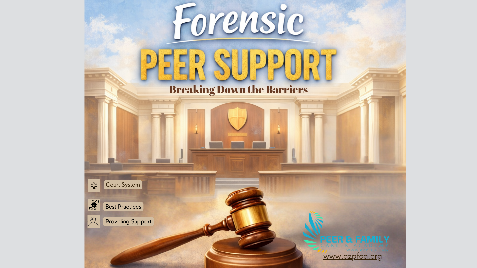  Breaking Down the Barriers – Forensics Peer Support  