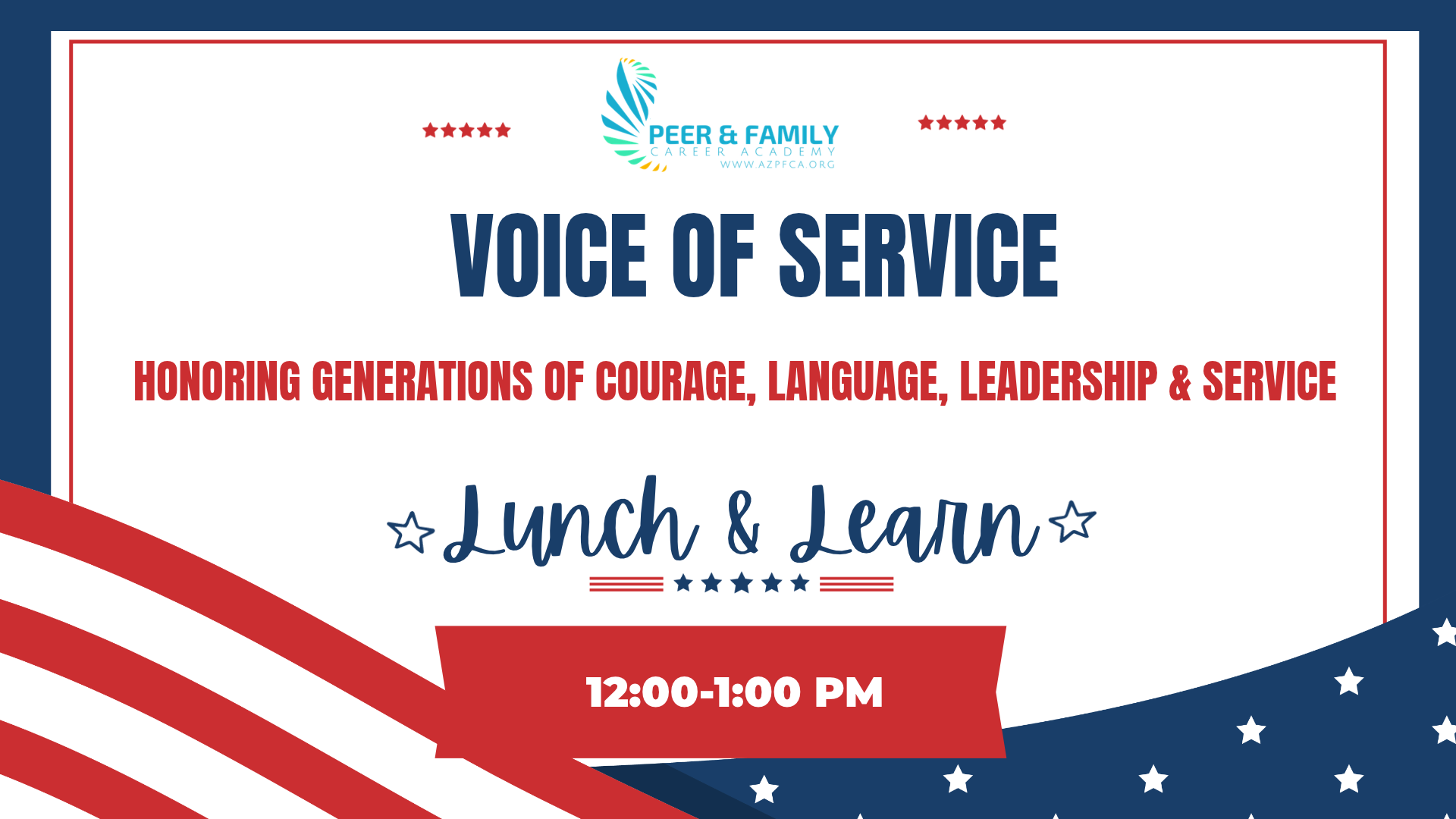 Voice of Service: Honoring Generations of Courage, Language, Leadership & Service