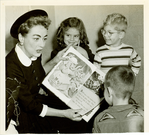  Joan Crawford visits, November 1955 
