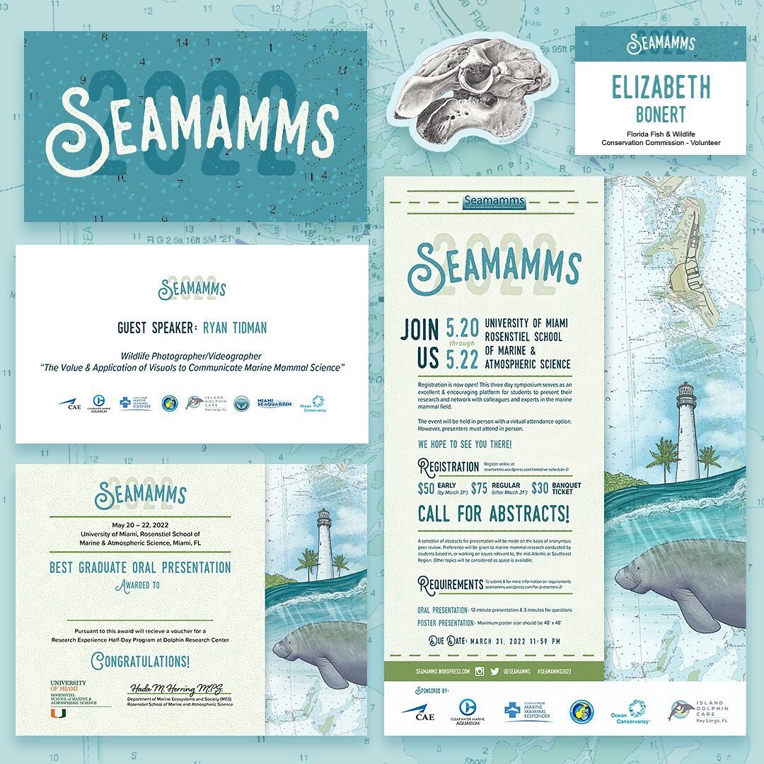 It&rsquo;s been hectic couple of months, but I&rsquo;m so excited to share a recent project I worked on. Back in 2019 @hherring had an idea. Let&rsquo;s host the SEAMAMMS conference in Florida. We started planning and just as we were in the final wee