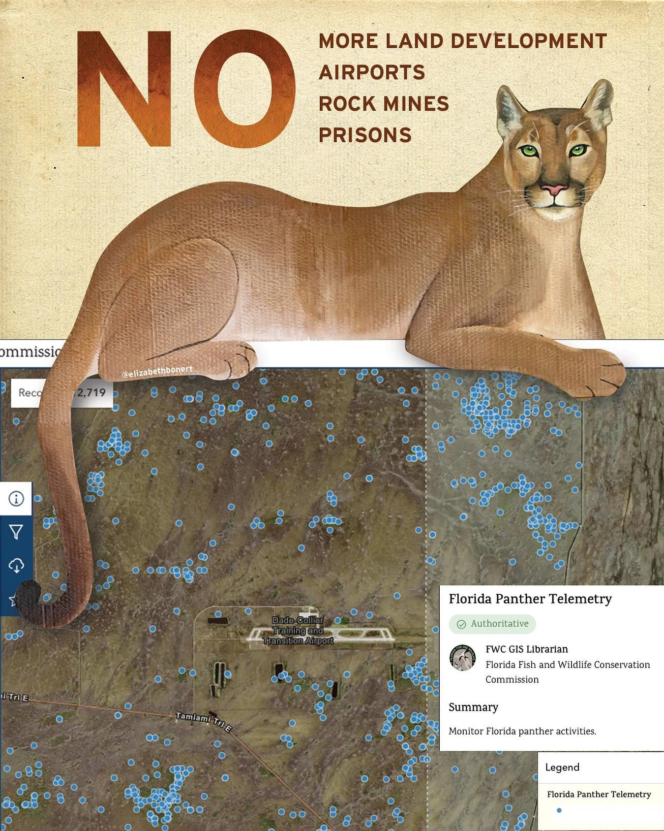 @flgovrondesantis why do you continue to move forward without public input or an environmental impact report? We said no to development, and we mean it. The location for &ldquo;Alligator Alcatraz&rdquo; is already being utilized, by our Florida Panth