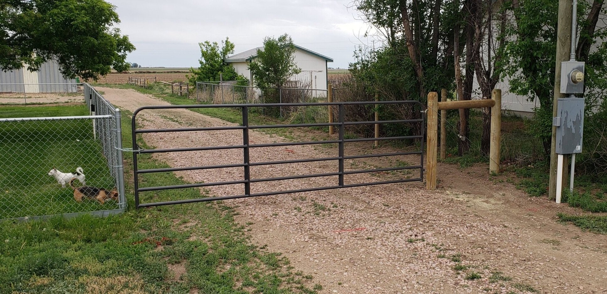 Added Gate at a New Driveway