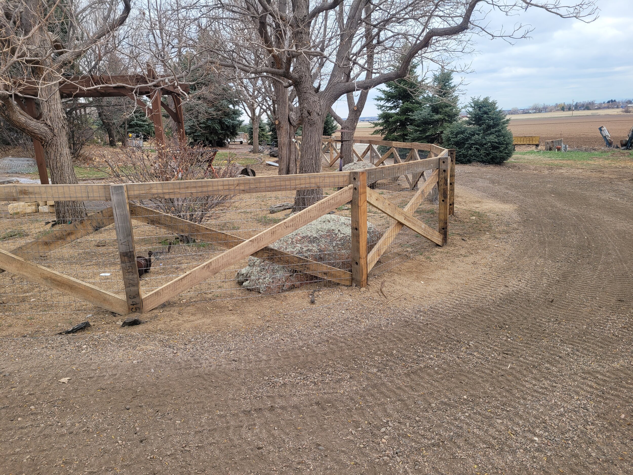 Custom Board Fence