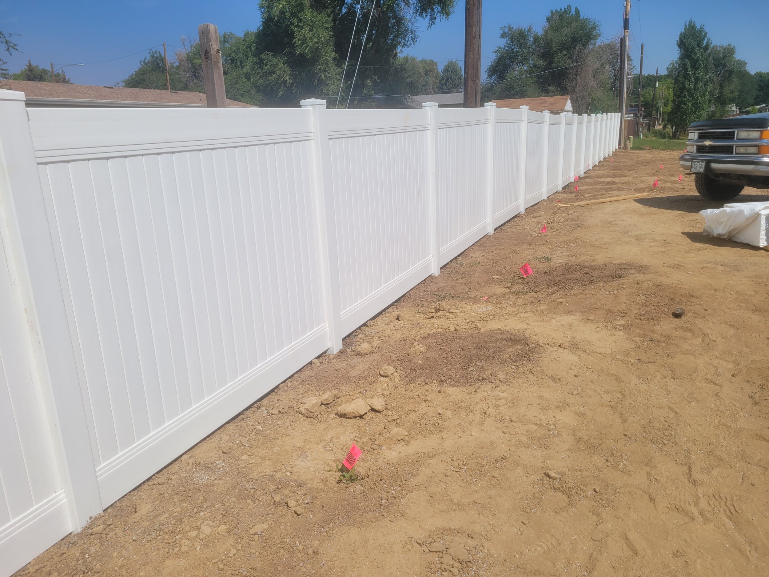 Vinyl Privacy Installed for an HOA