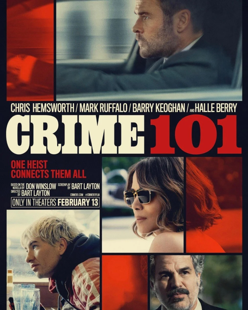 Excited to have our sound design used in action films like the one! New work in "Crime 101" 🏎️ 🏎️