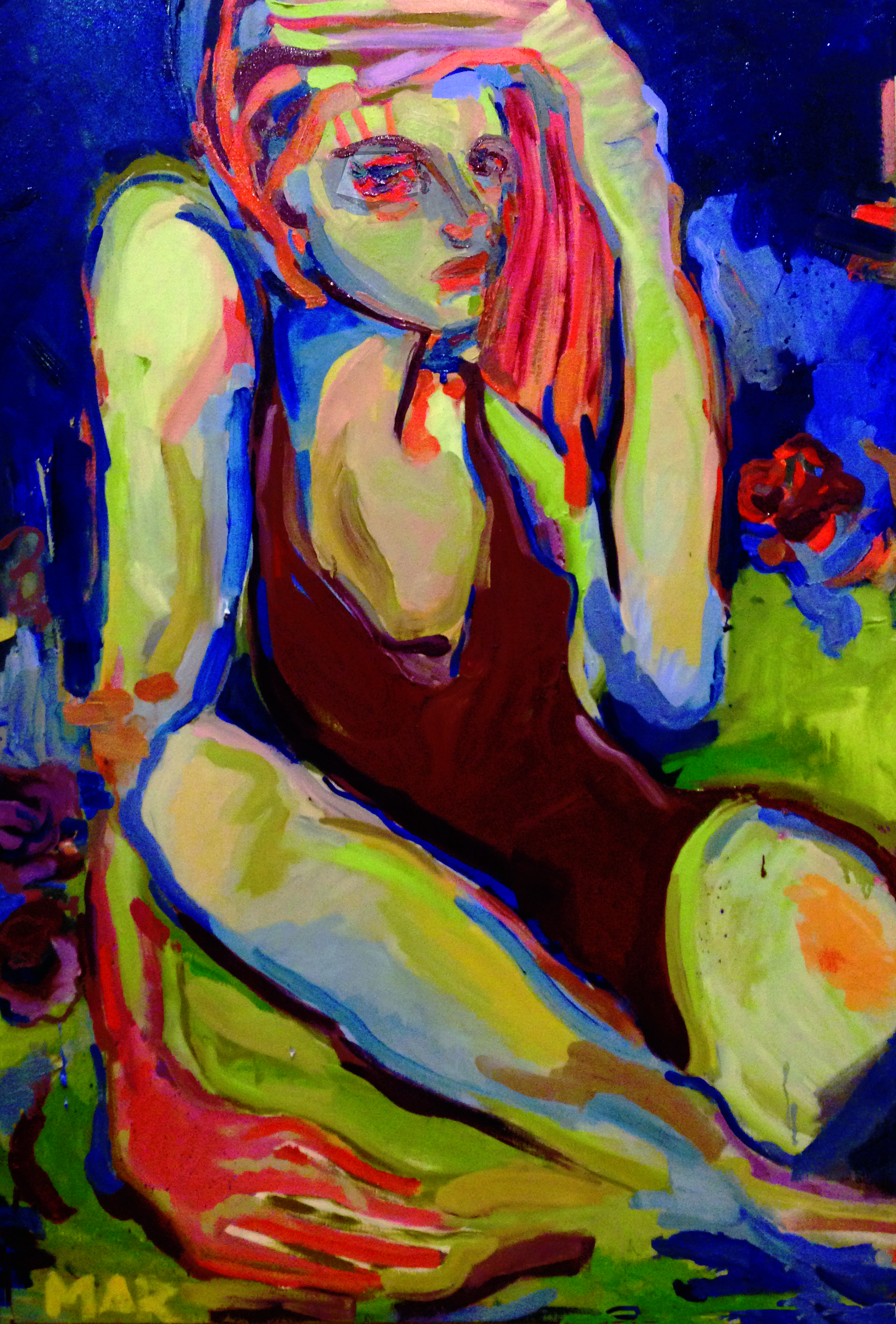 “Night Visions” Oil on Linen 58” x 46”