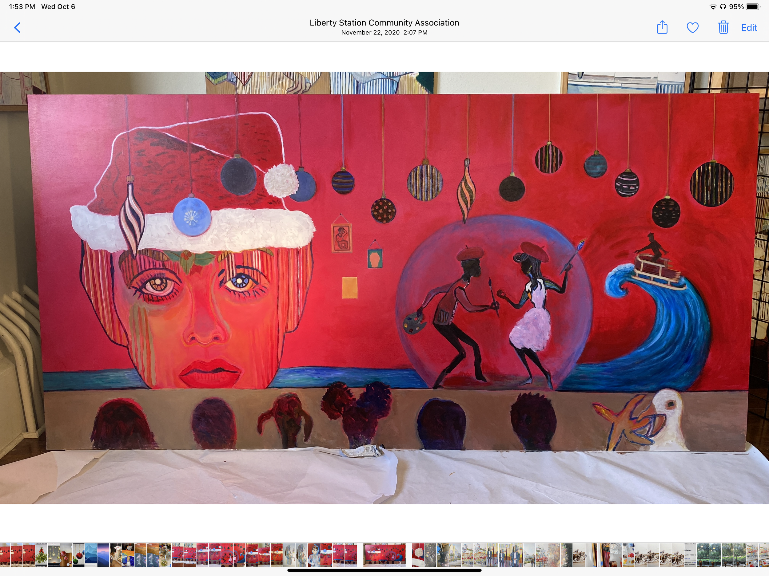 First Friday Open Studios @ Artist Leslie Pierce Studio -December