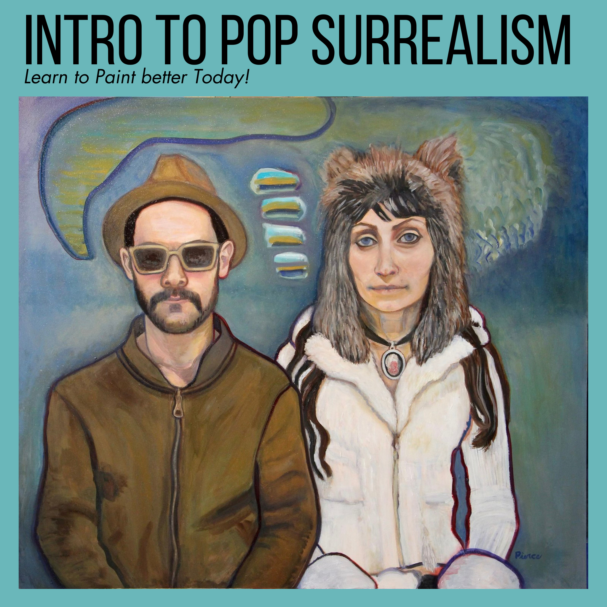 Intro To Pop Surrealism: Learn to create your own characters and paint them to life with Artist Leslie Pierce (Copy)