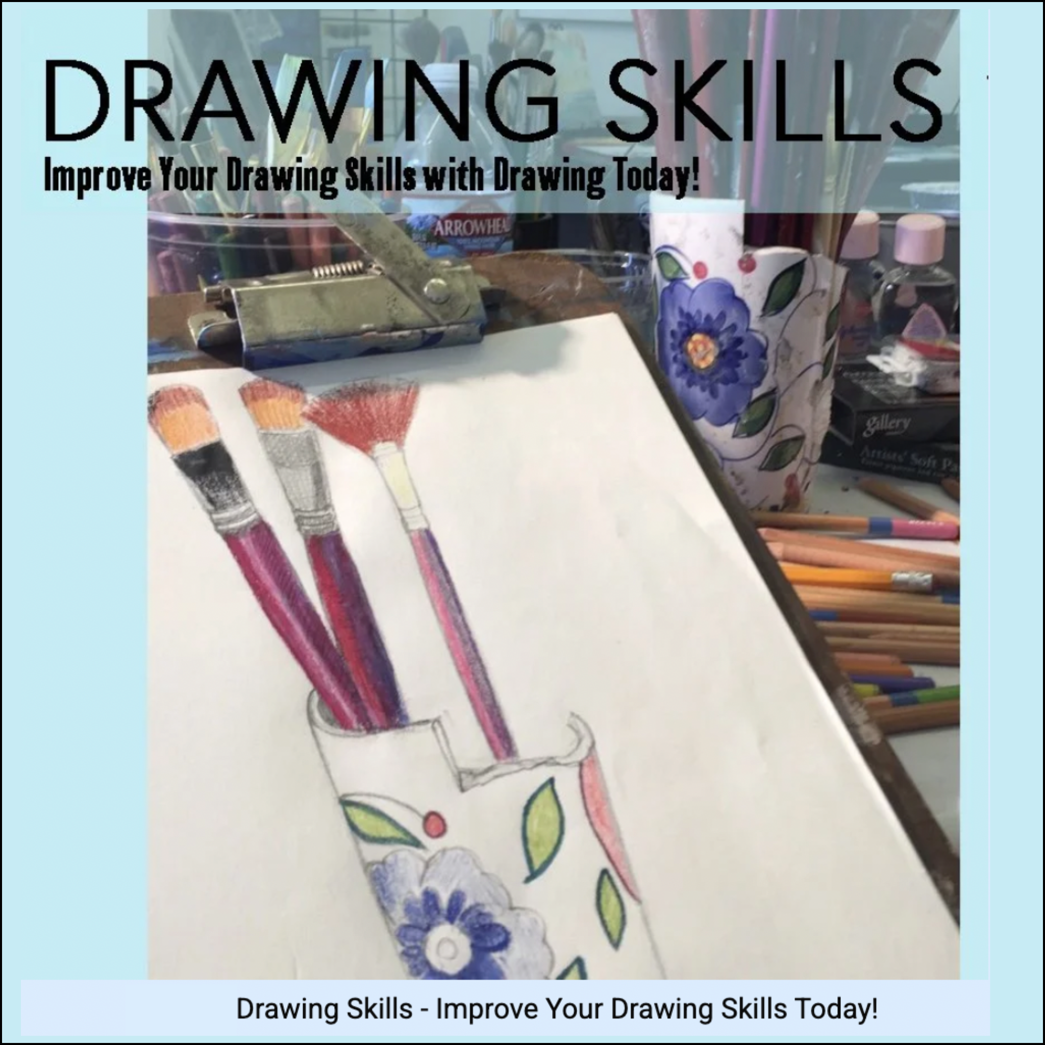 Drawing Skills Art Class with Artist Leslie Pierce (Copy)