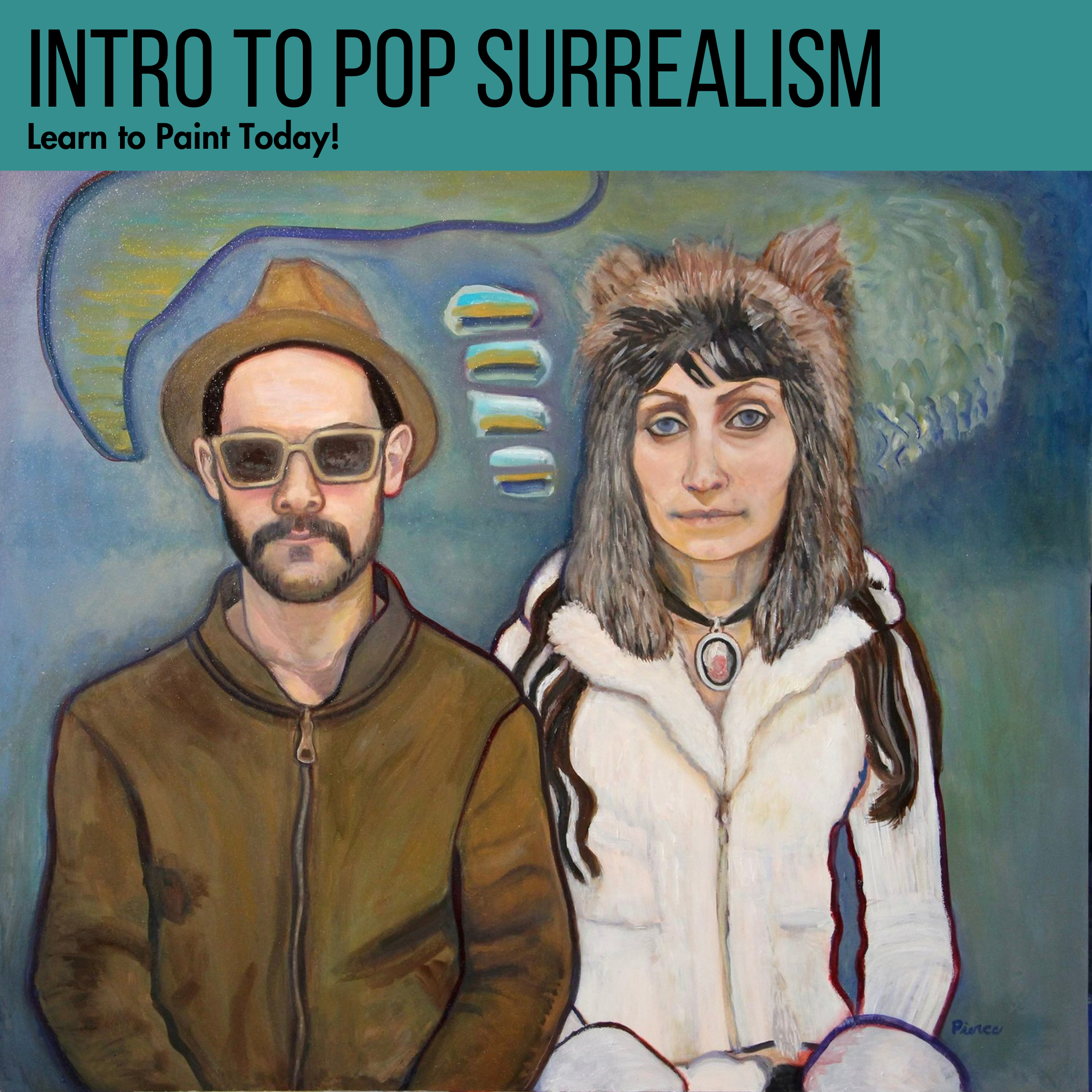 Intro To Pop Surrealism/ 5 Sessions Painting/ Starts January 15, 2026.