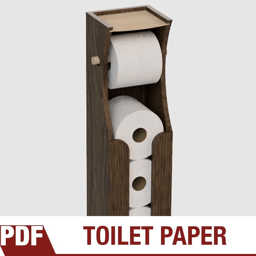 Woodworking Project | Toilet Paper Stand