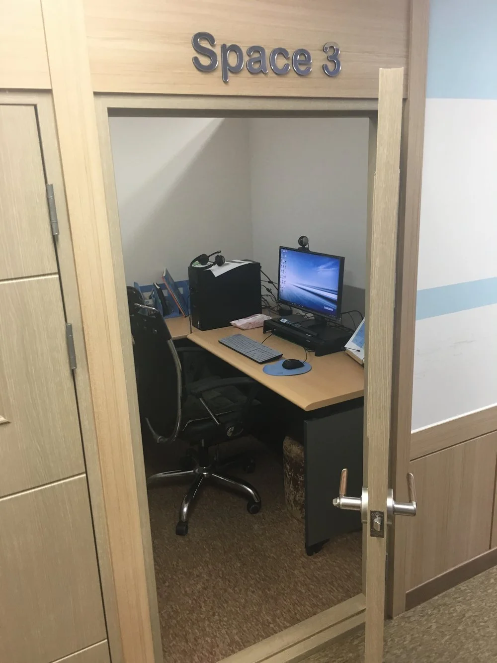 My cyber school desk!
