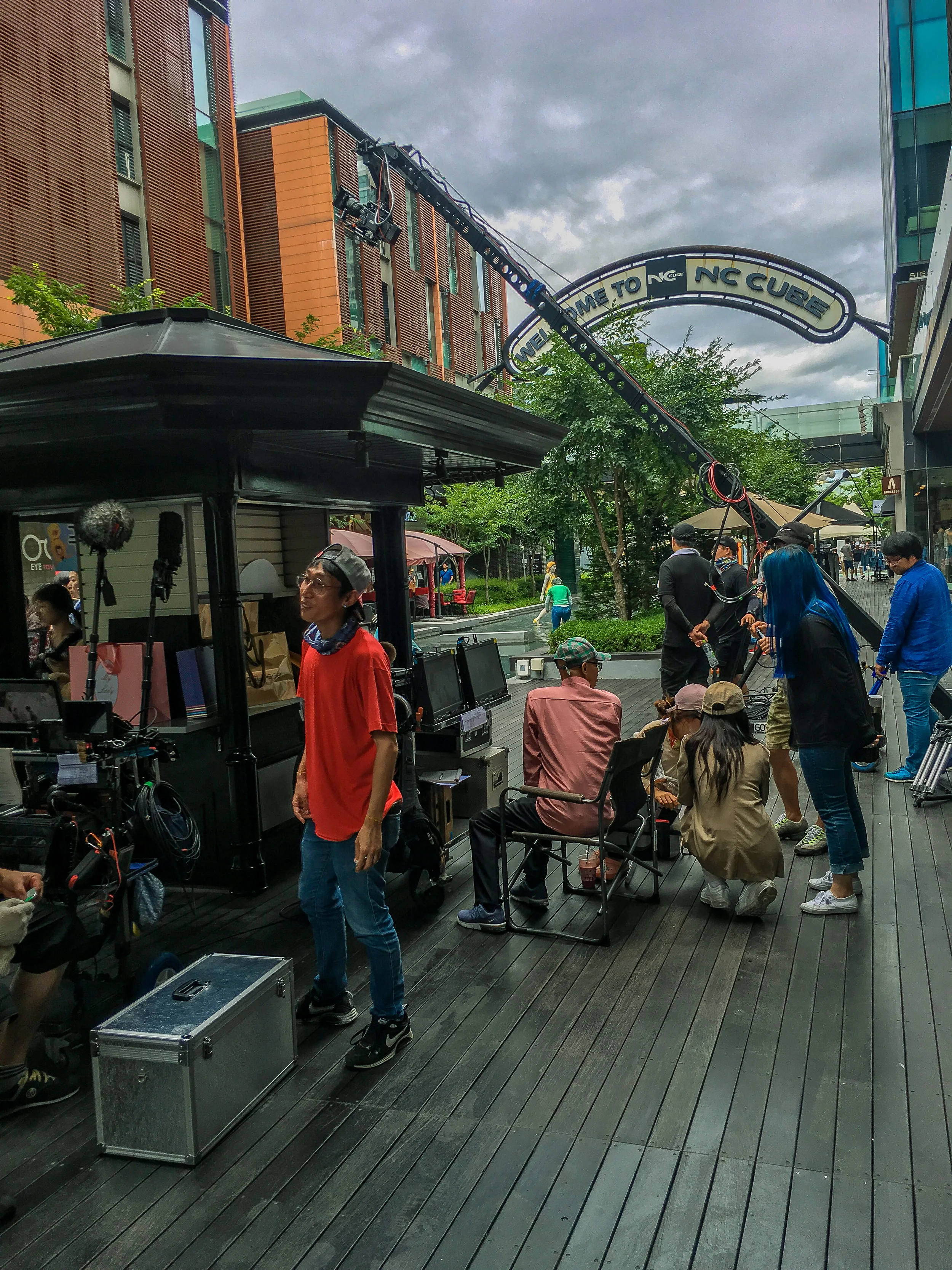Some big production being filmed!