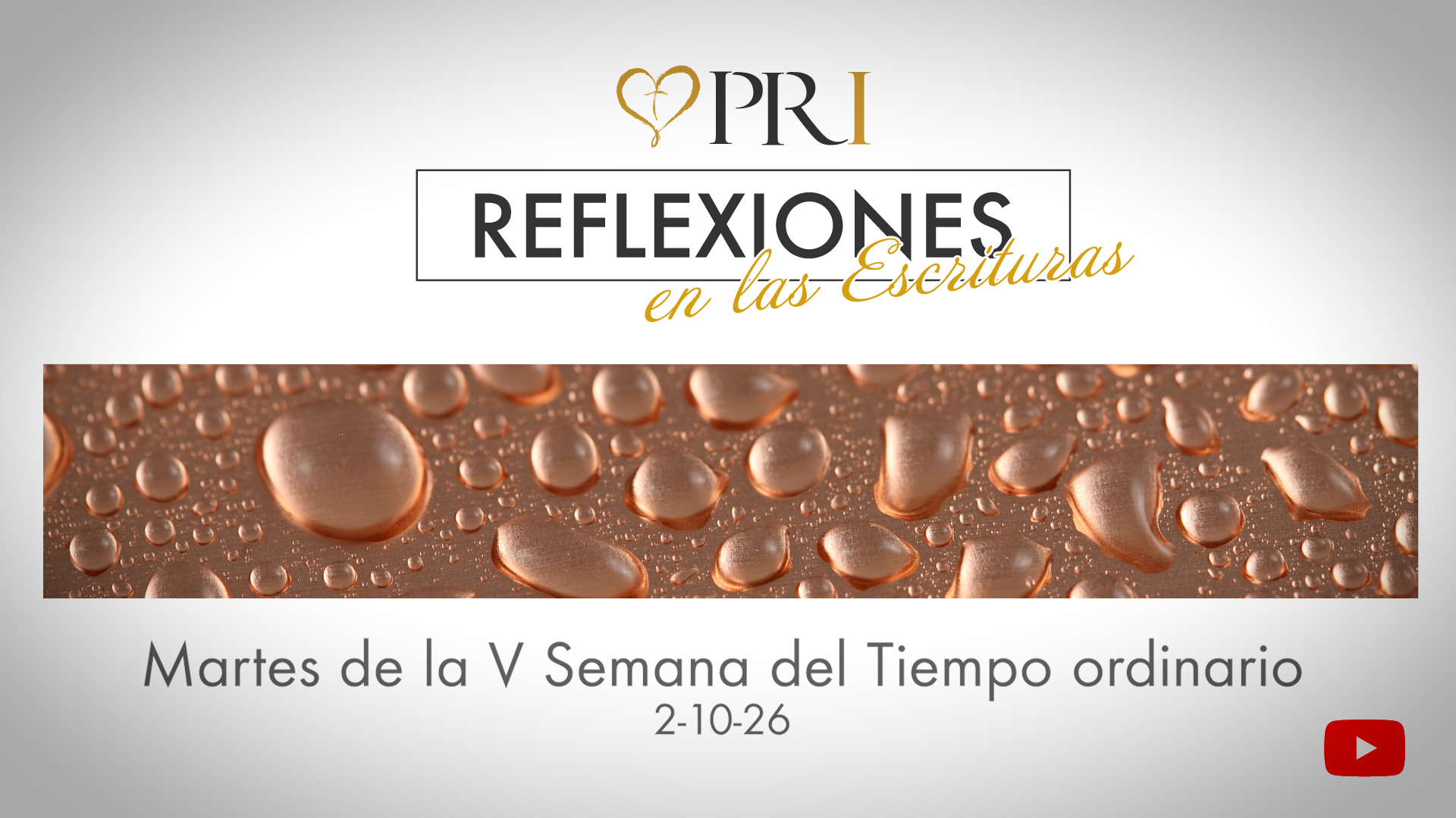 Reflexiones de las Escrituras | Martes de la V Semana del Tiempo ordinario