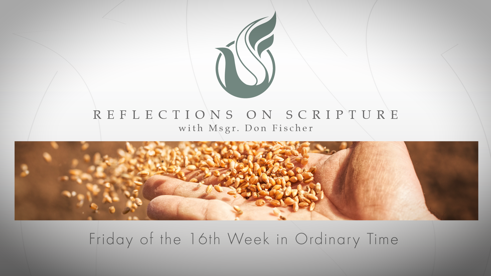 PRI Reflections on Scripture | Friday of the 16th Week in Ordinary Time