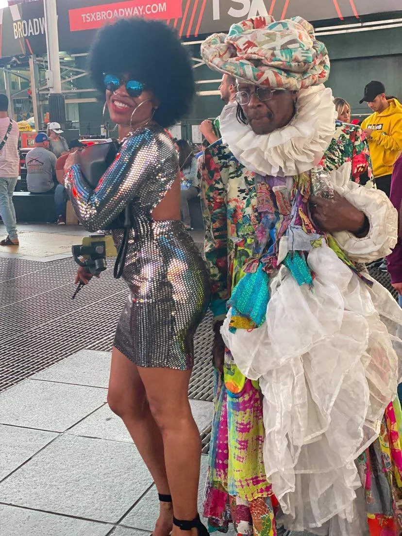 InnerGy and Cosplayer at NYC LIVE ARTS takeover Times Square