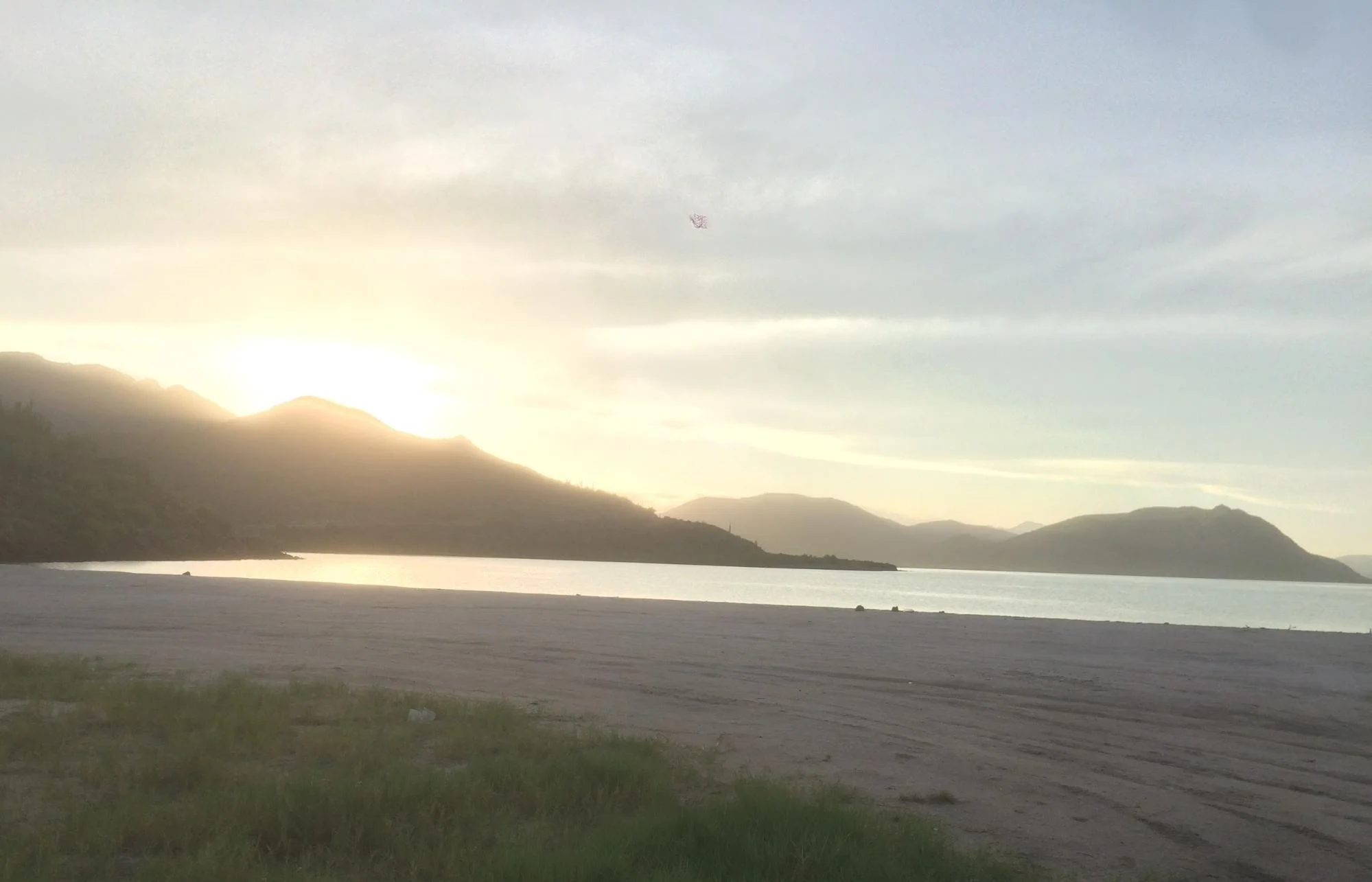 Morning, on a lost Mexican beach.