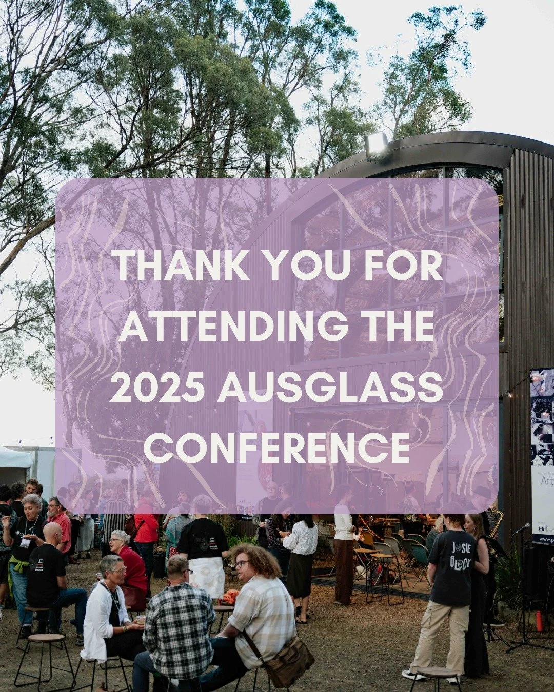 We want to say a HUGE thank you to all those who participated in our 2025 Ausglass Conference Here.With.Now over the past weekend. We are in absolute awe of the warmth of our community who attended, presented and volunteered at our conference in the 