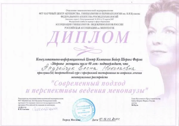 Современное ведении менопаузы